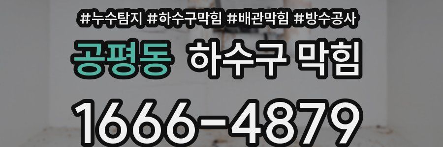 공평동 하수구 막힘