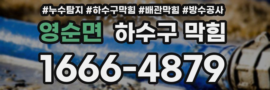 영순면 하수구 막힘