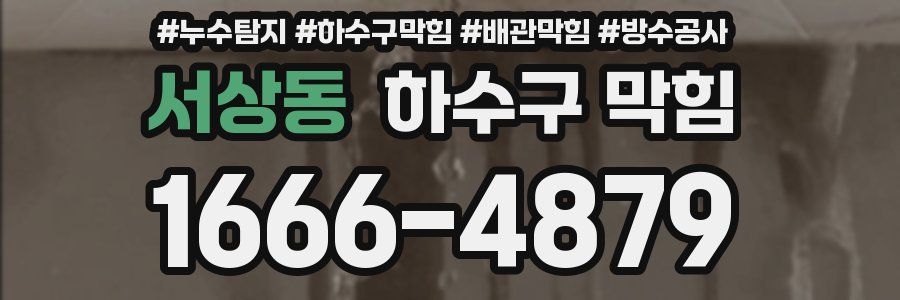 서상동 하수구 막힘