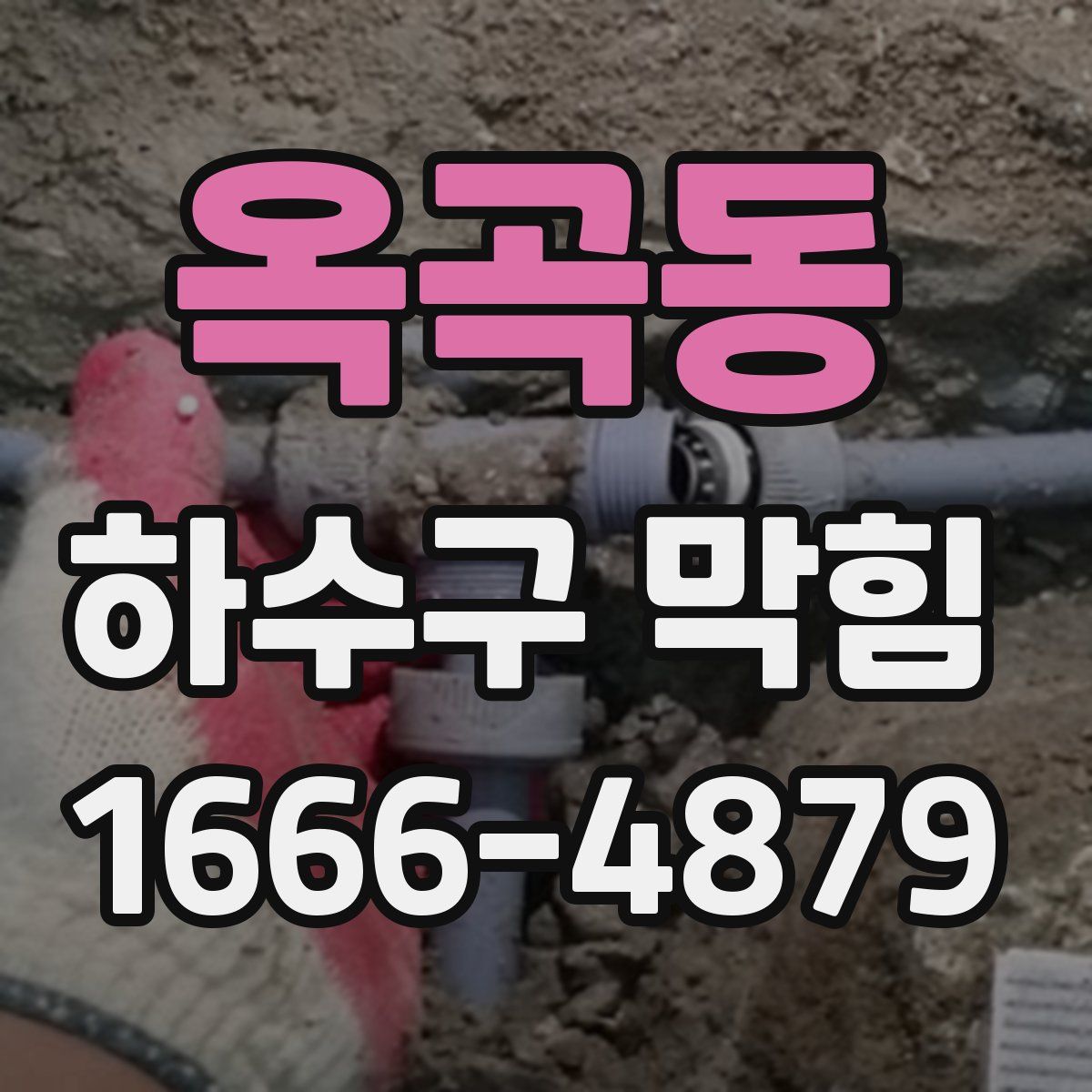 옥곡동 하수구 막힘