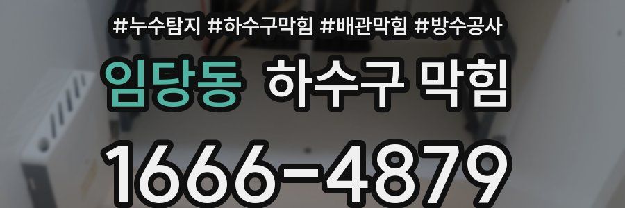 임당동 하수구 막힘