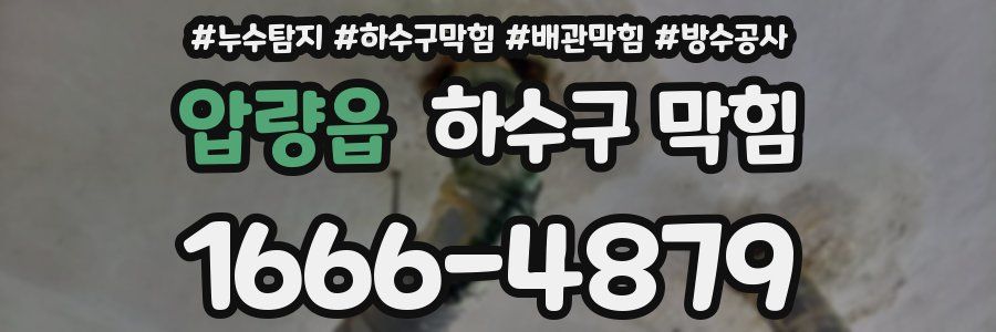 압량읍 하수구 막힘
