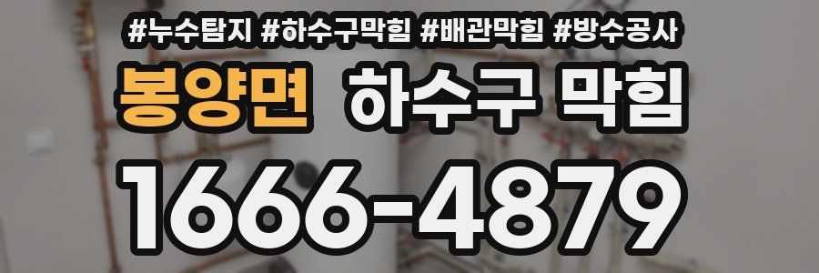 봉양면 하수구 막힘