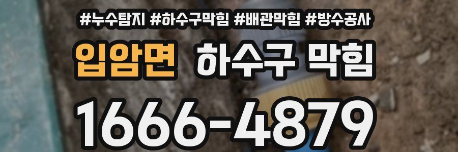 입암면 하수구 막힘