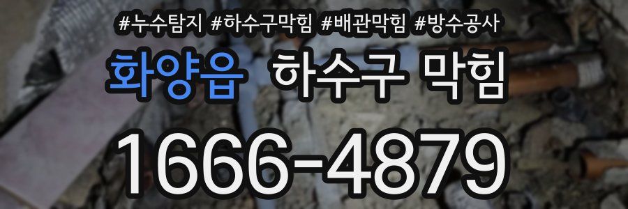 화양읍 하수구 막힘