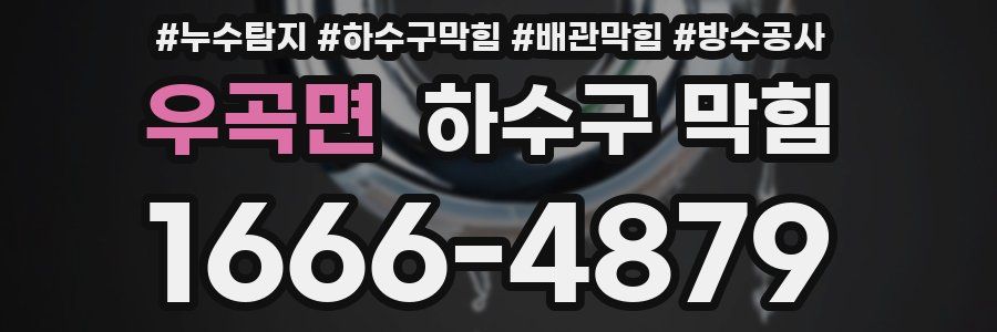 우곡면 하수구 막힘