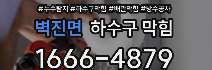 벽진면 하수구 막힘