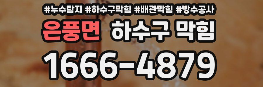 은풍면 하수구 막힘