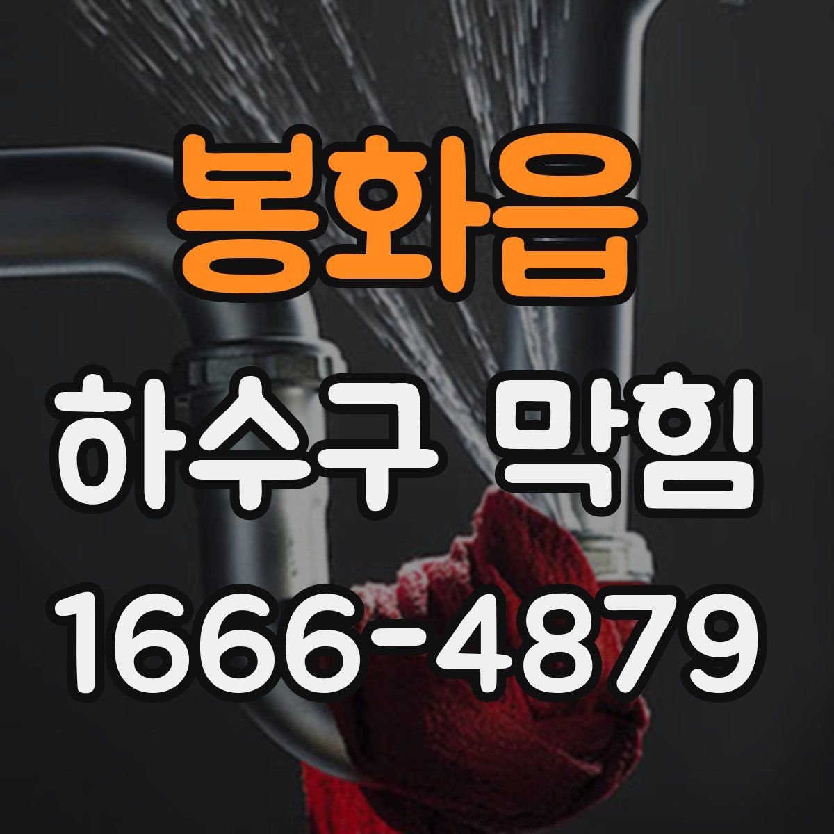 봉화읍 하수구 막힘