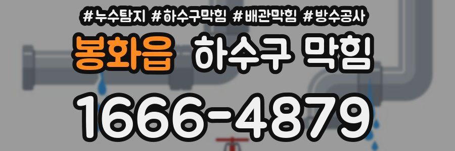 봉화읍 하수구 막힘
