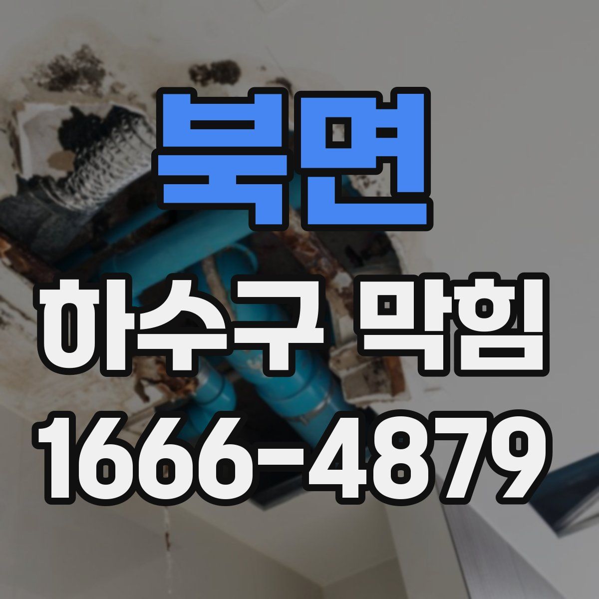 북면 하수구 막힘