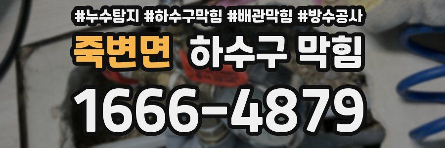 죽변면 하수구 막힘