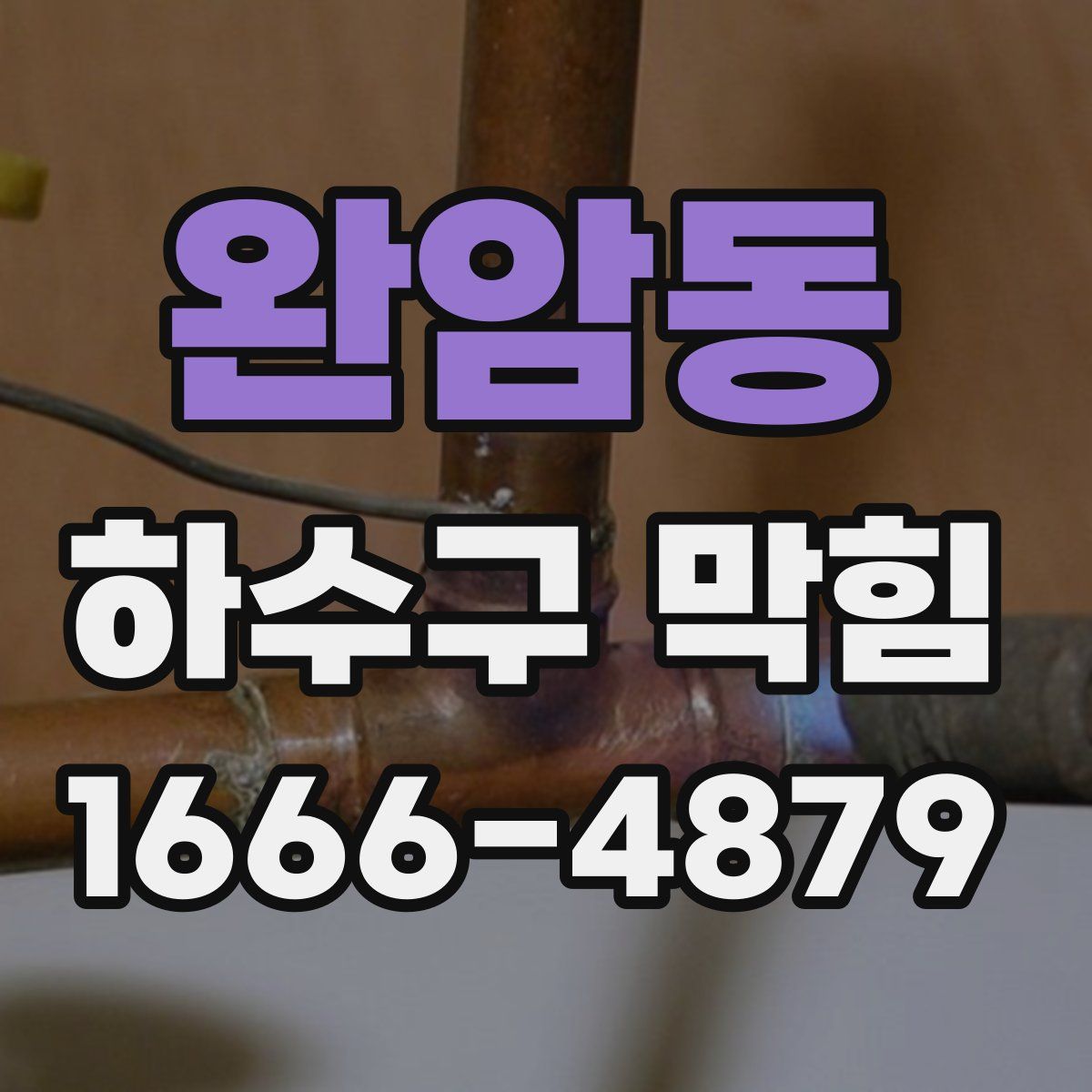 완암동 하수구 막힘