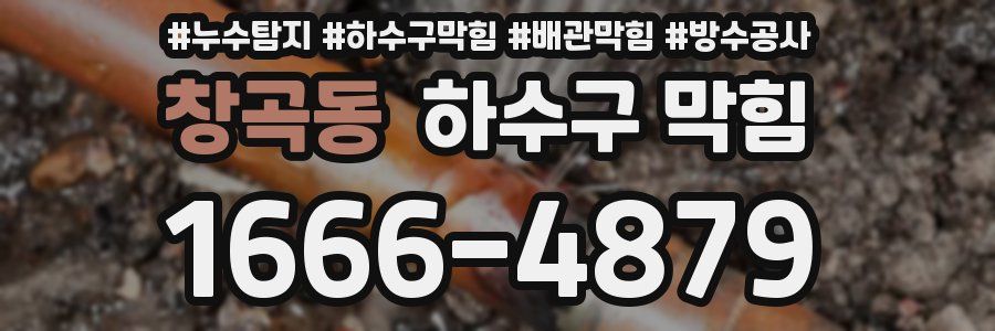 창곡동 하수구 막힘