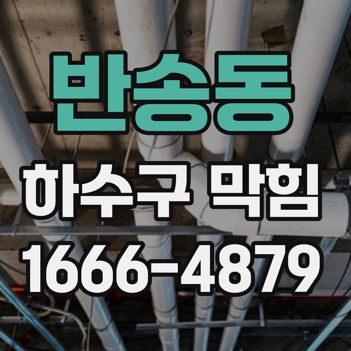 반송동 하수구 막힘