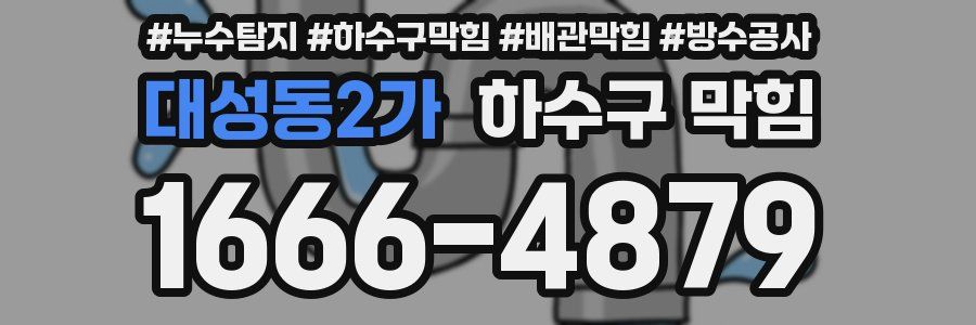대성동2가 하수구 막힘