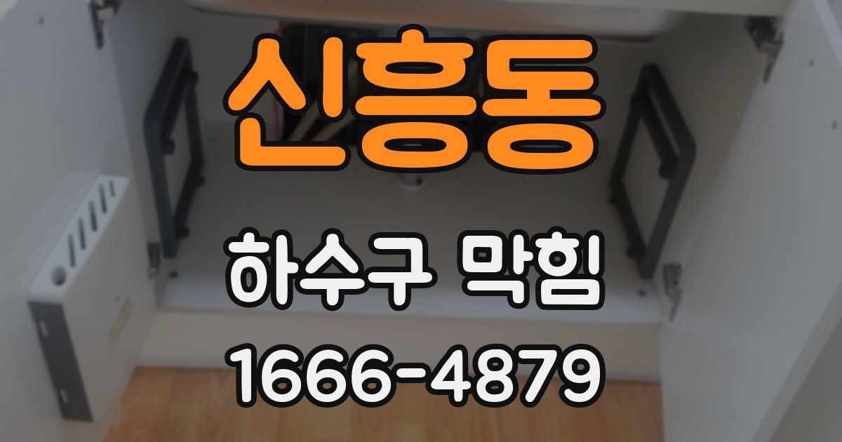 신흥동 하수구 막힘