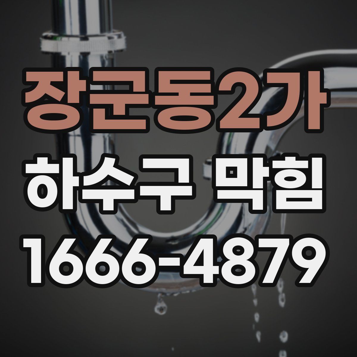 장군동2가 하수구 막힘
