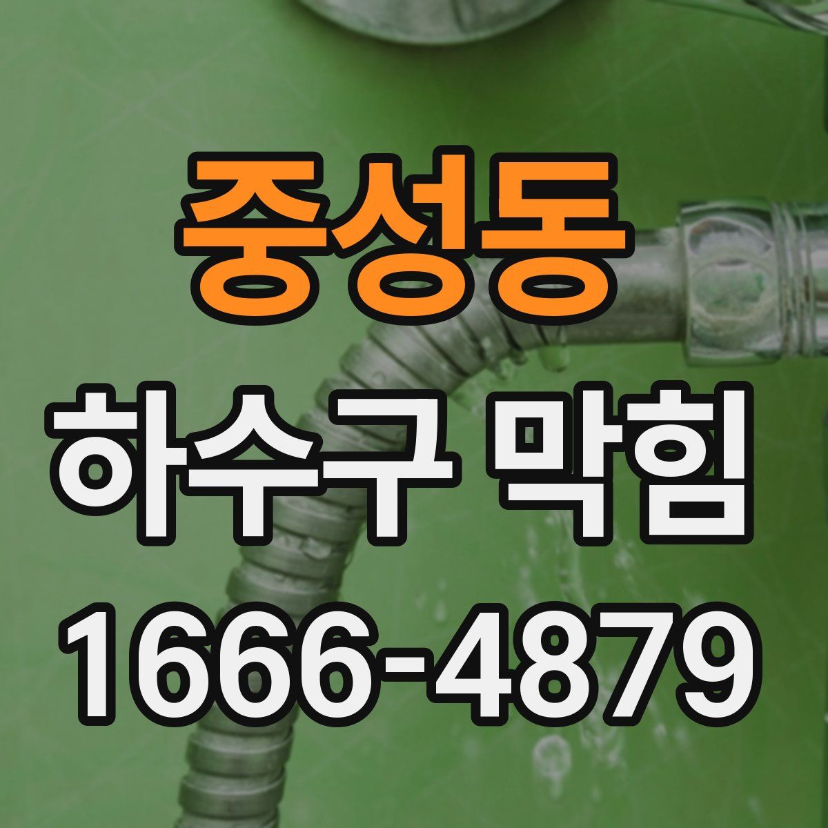 중성동 하수구 막힘