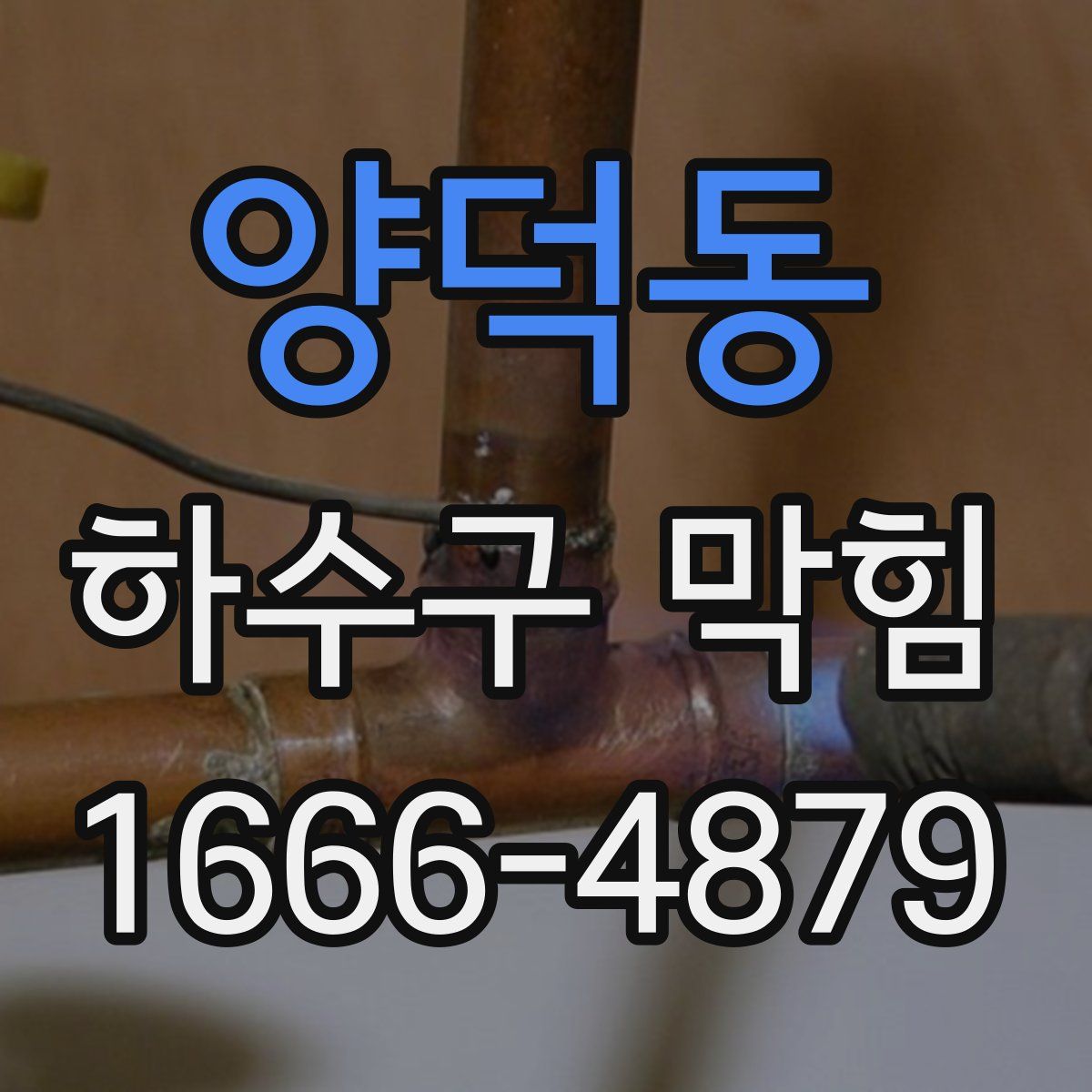 양덕동 하수구 막힘