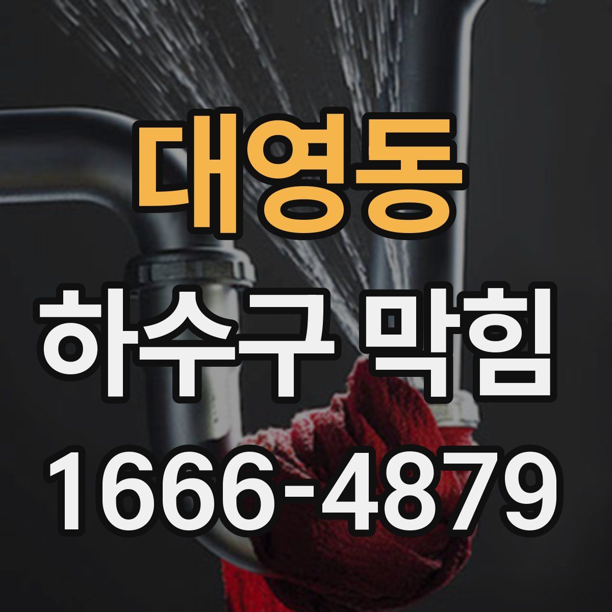 대영동 하수구 막힘