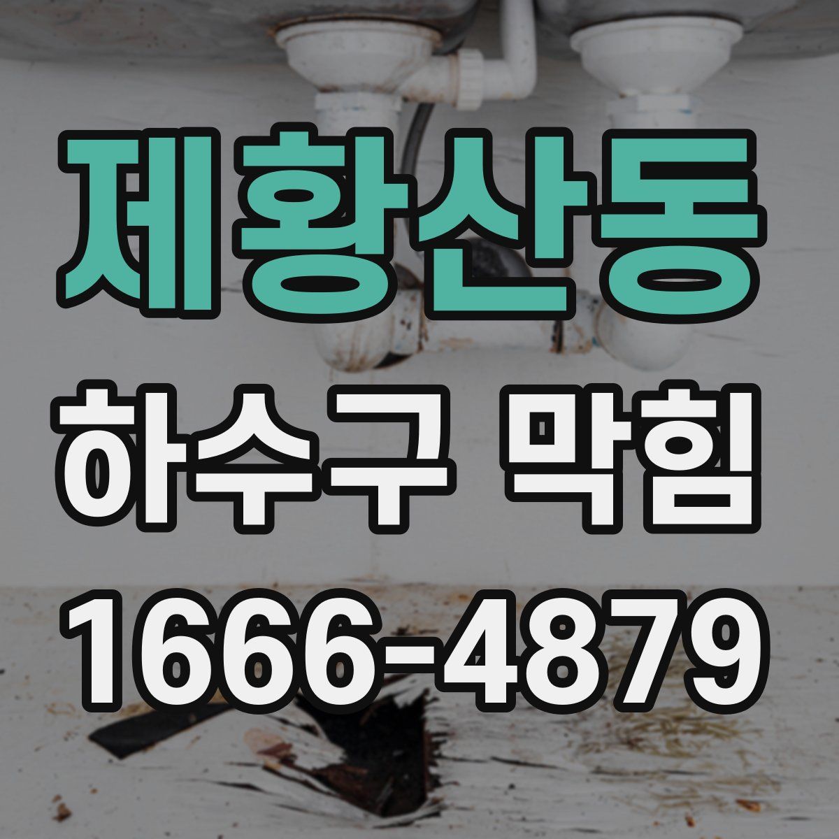 제황산동 하수구 막힘