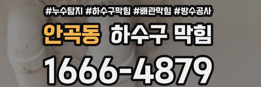 안곡동 하수구 막힘