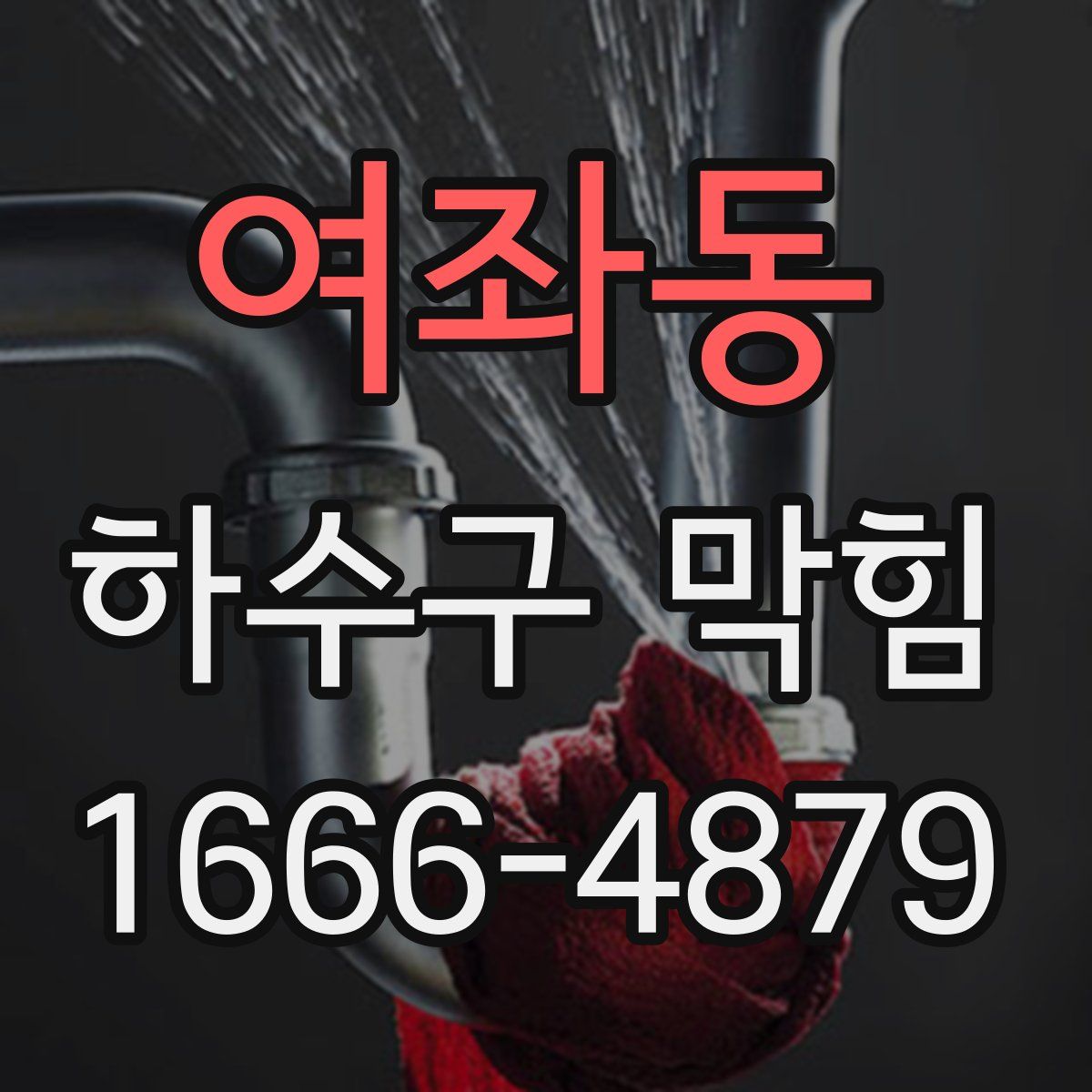 여좌동 하수구 막힘