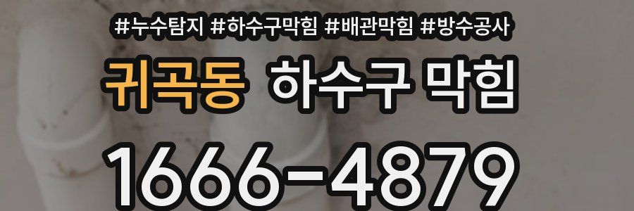 귀곡동 하수구 막힘