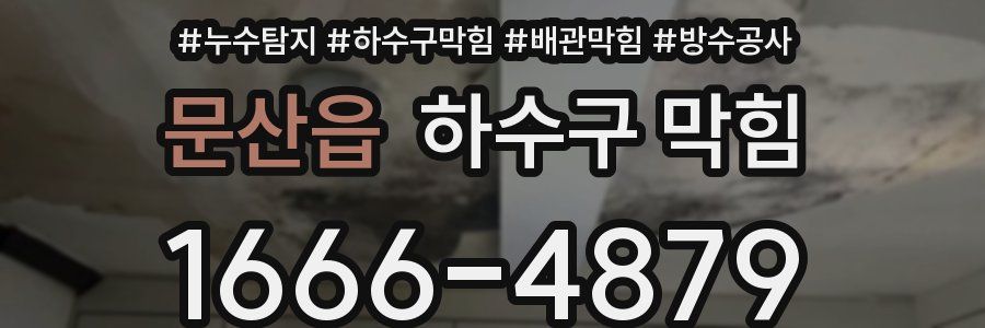 문산읍 하수구 막힘