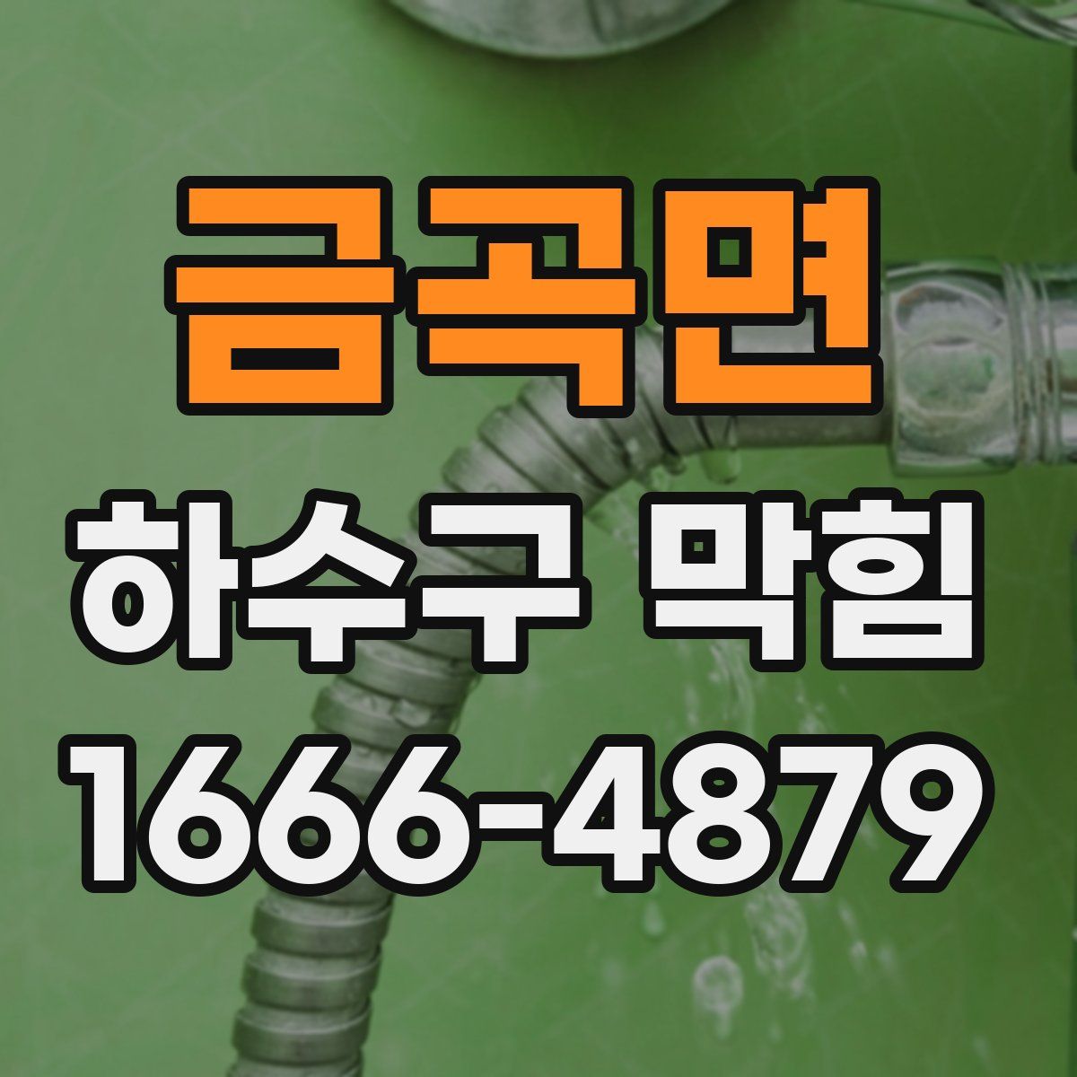 금곡면 하수구 막힘