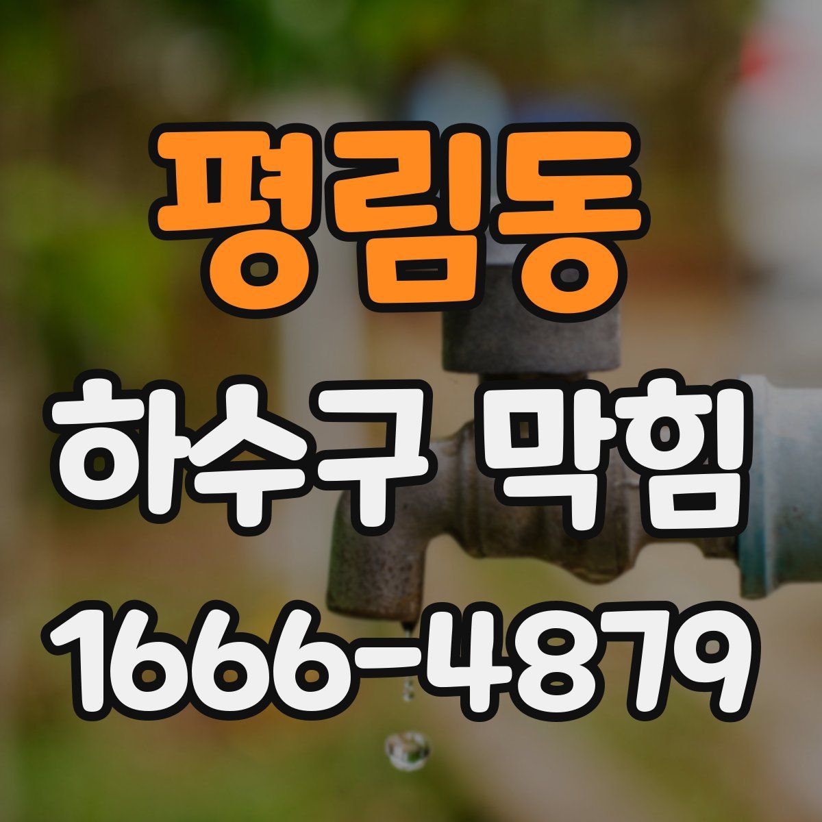 평림동 하수구 막힘
