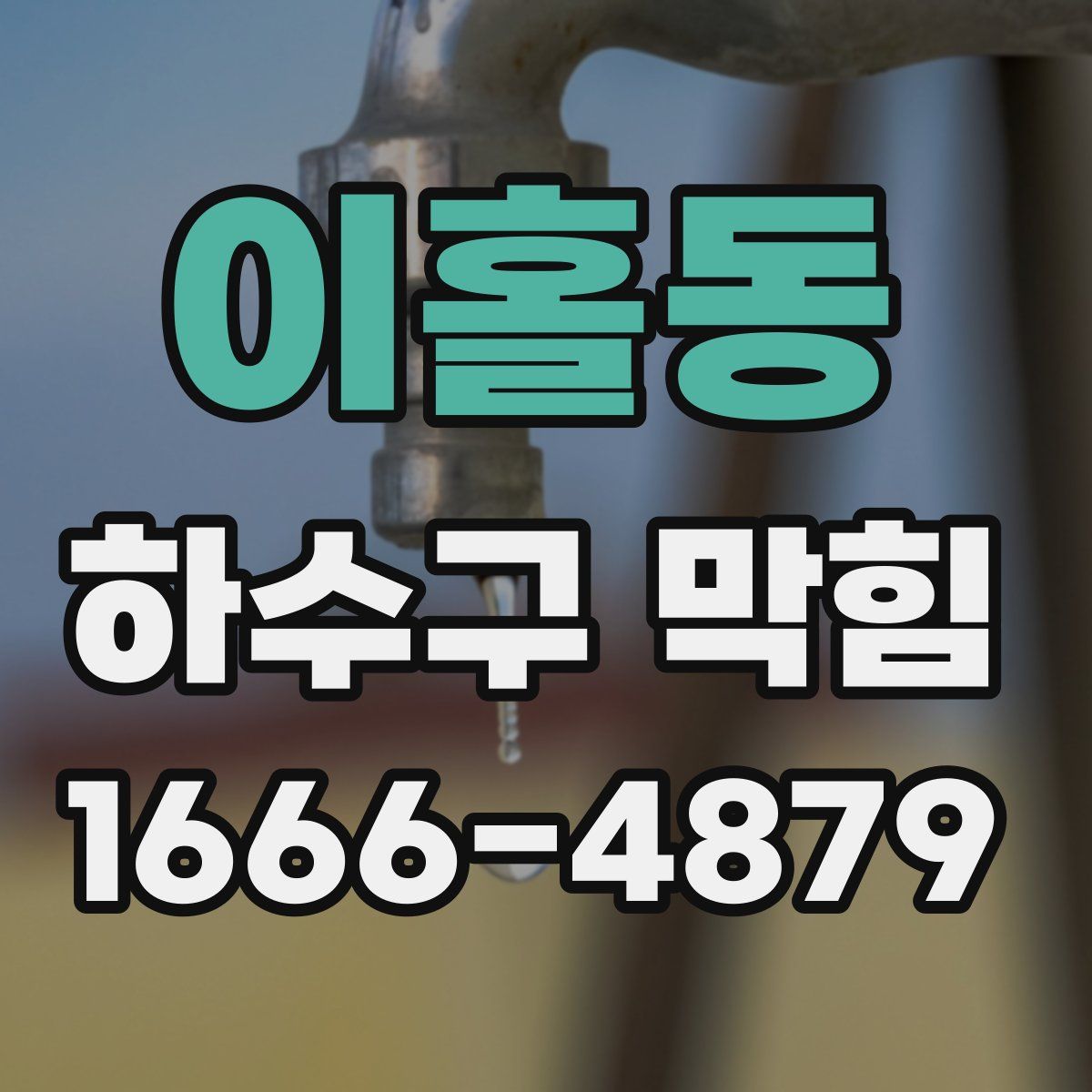 이홀동 하수구 막힘