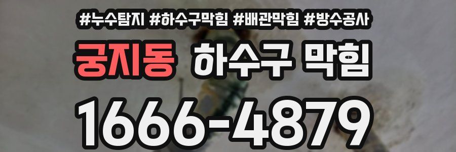 궁지동 하수구 막힘