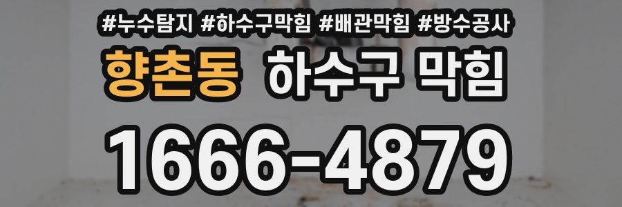 향촌동 하수구 막힘