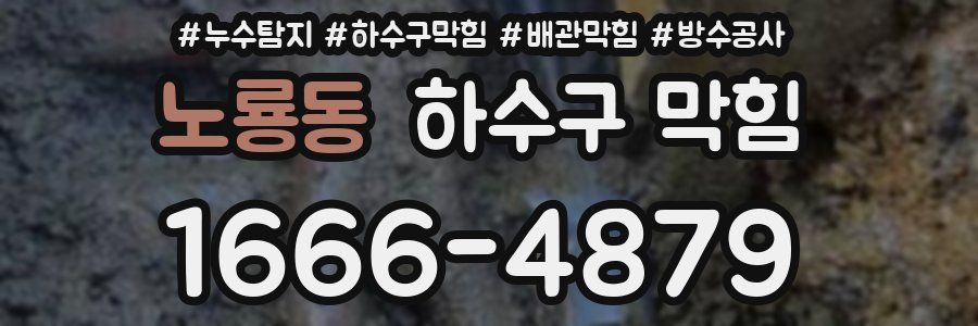 노룡동 하수구 막힘