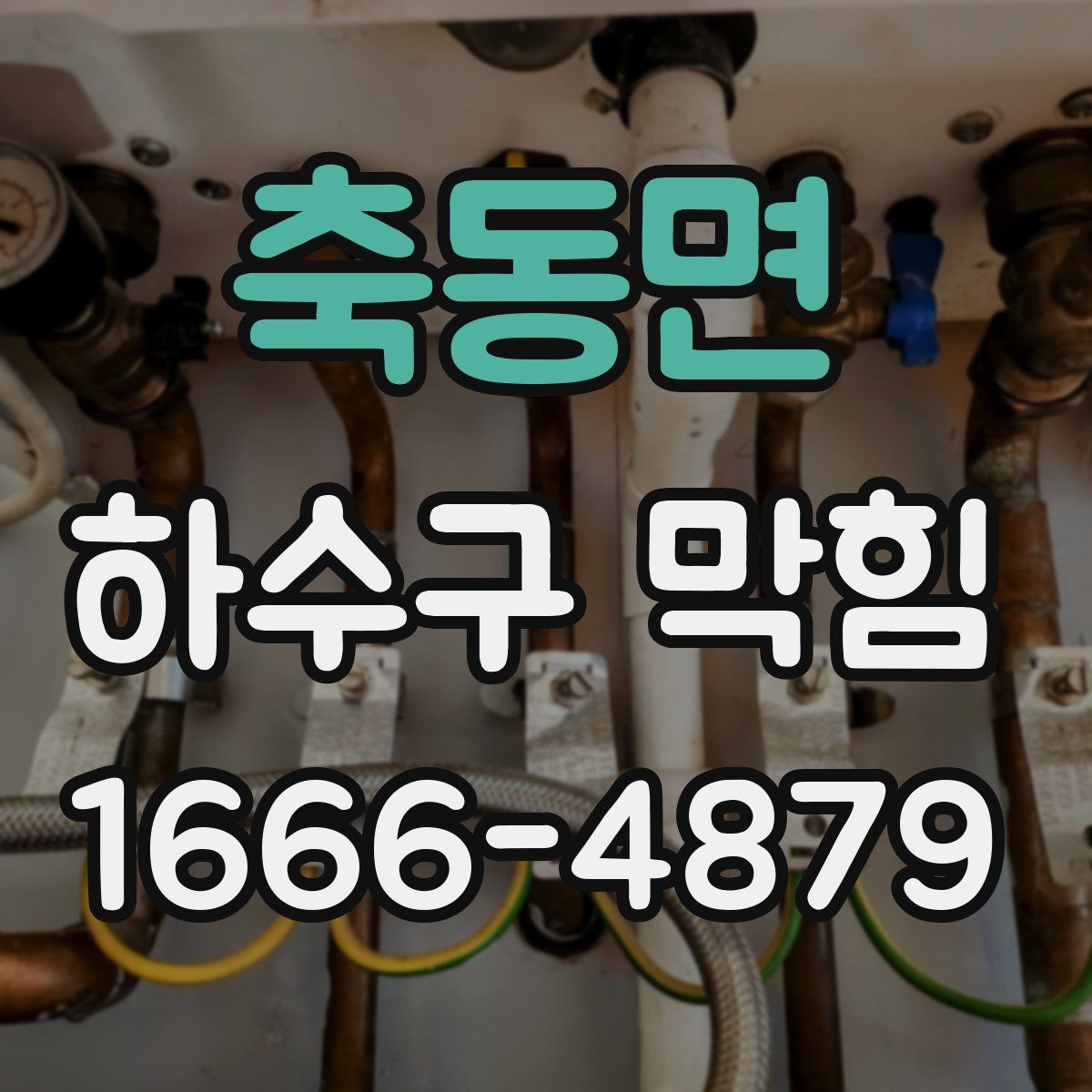 축동면 하수구 막힘
