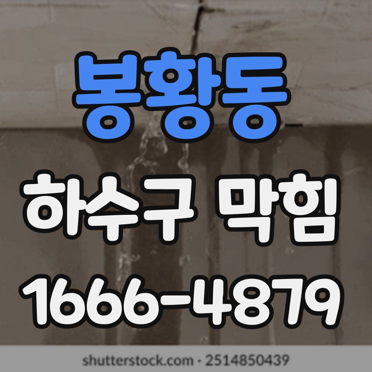 봉황동 하수구 막힘