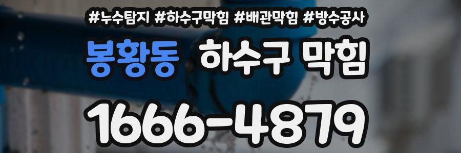 봉황동 하수구 막힘