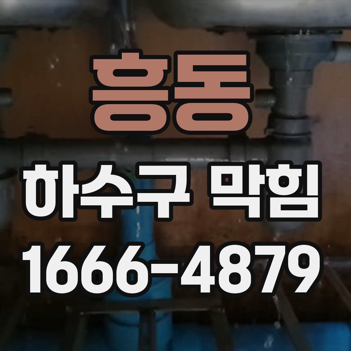 흥동 하수구 막힘