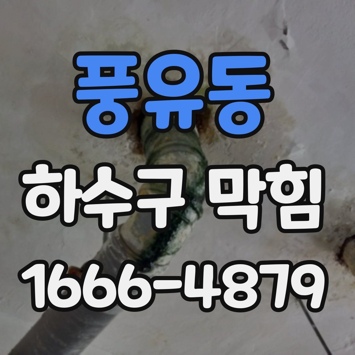 풍유동 하수구 막힘