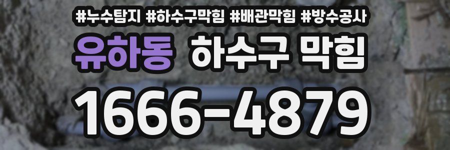 유하동 하수구 막힘