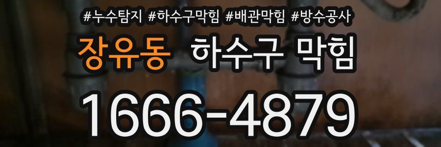 장유동 하수구 막힘