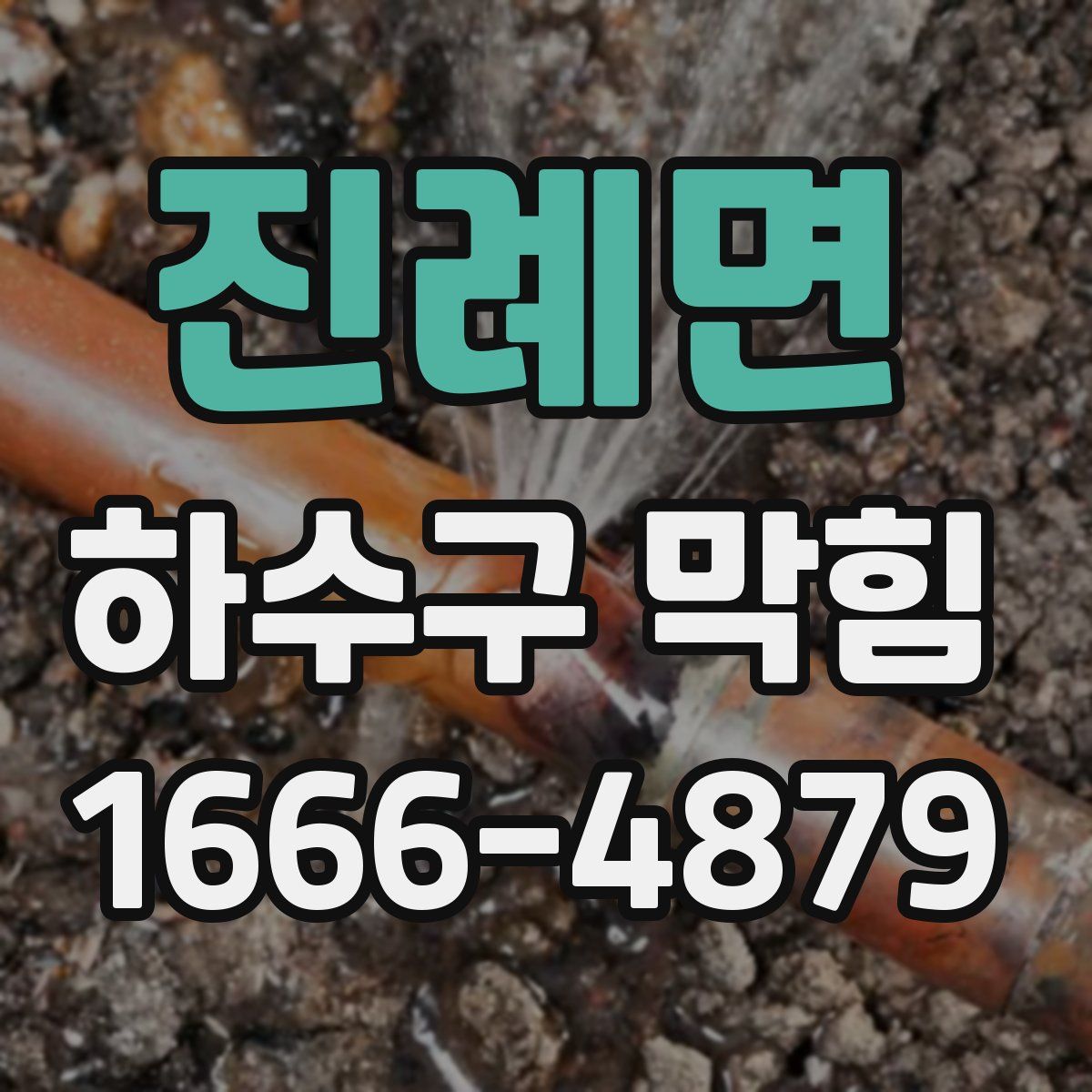 진례면 하수구 막힘
