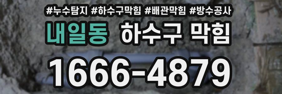 내일동 하수구 막힘