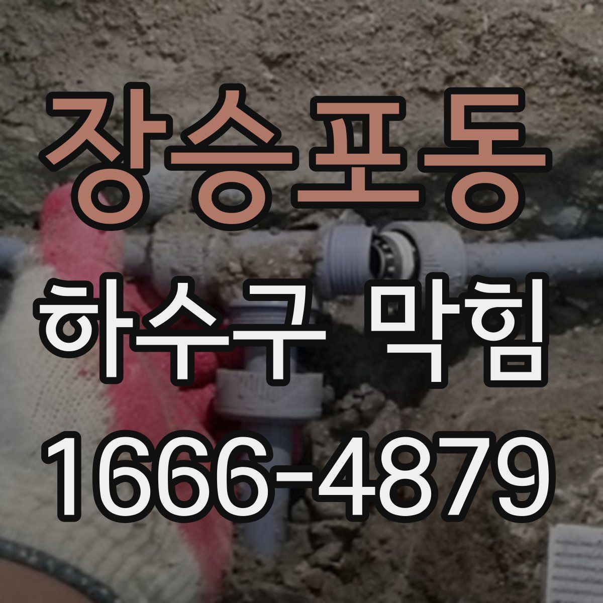 장승포동 하수구 막힘