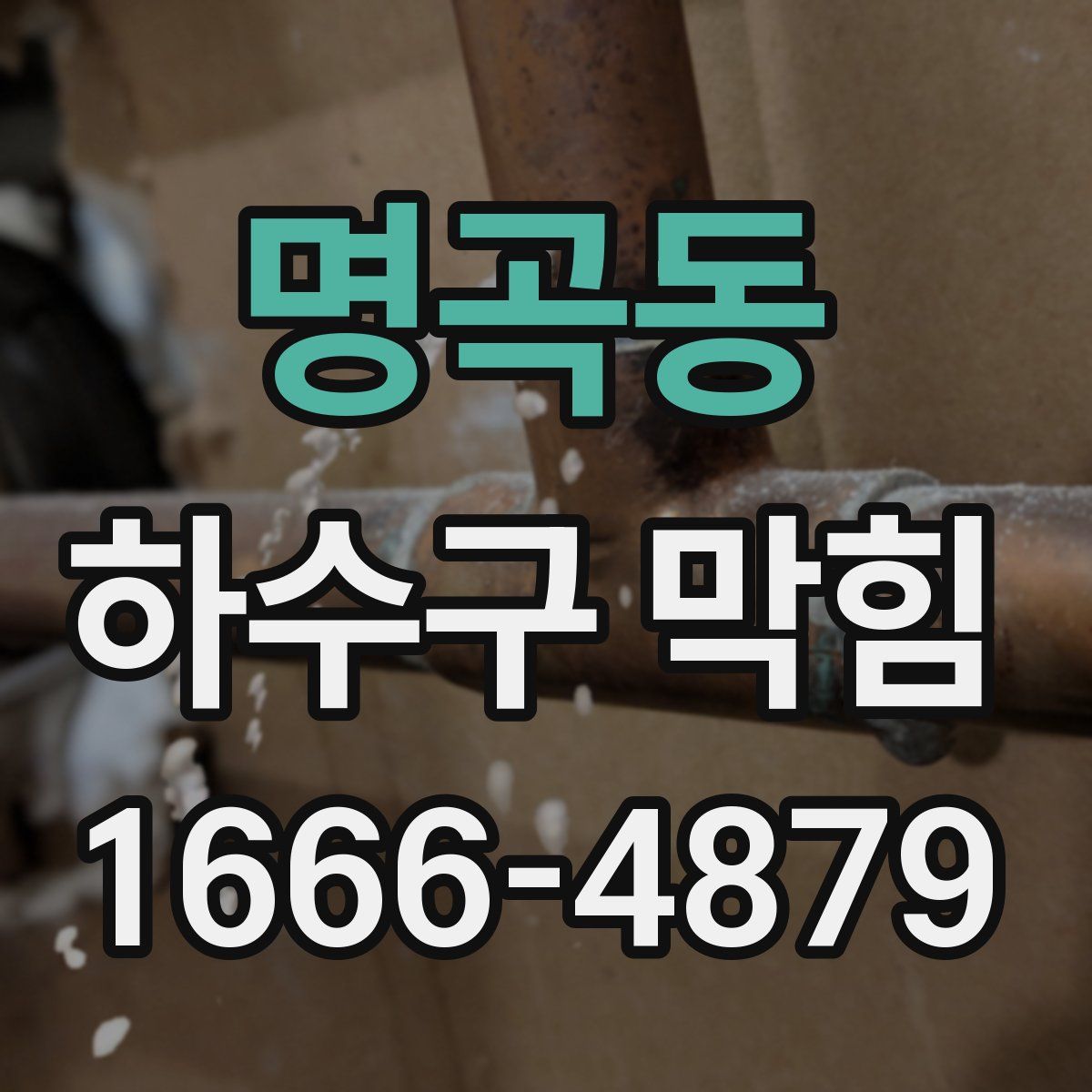 명곡동 하수구 막힘