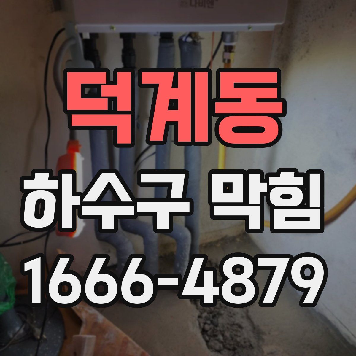 덕계동 하수구 막힘