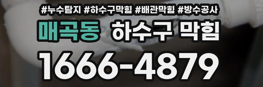 매곡동 하수구 막힘
