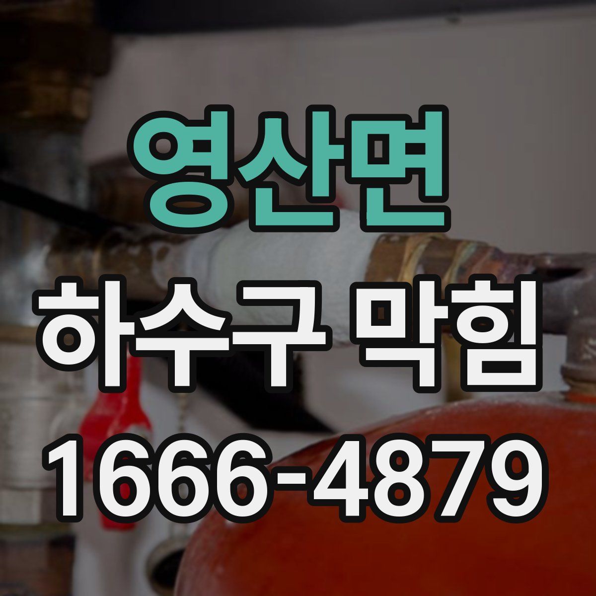 영산면 하수구 막힘